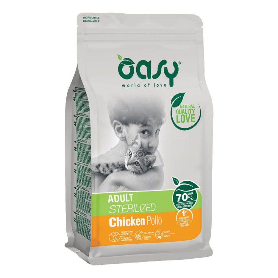 OASY GATTO STERIL ADULT POLLO 1,5KG