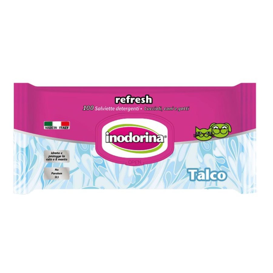 INODORINA SALVIETTE TALCO 100PZ