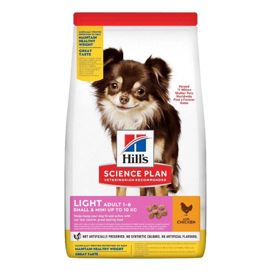HILL'S CANE SCIENCE LIGHT SMALL/MINI ADULT POLLO 1,5KG