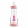 Chicco Biberoneron Perfect 5 3Fori Flusso Veloce Silicone Girl Rosa 300 Ml - 4