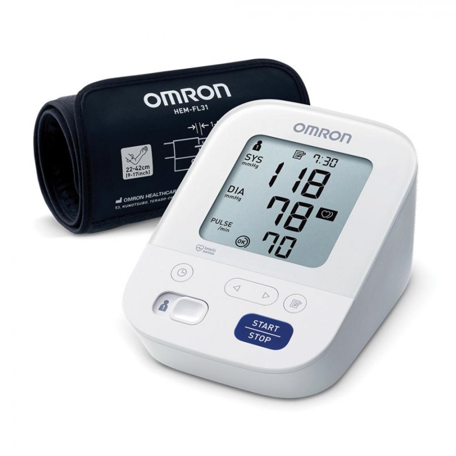 Omron M3 Comfort Intelli Wrap Sfigmomanometro da braccio per misurazione pressione