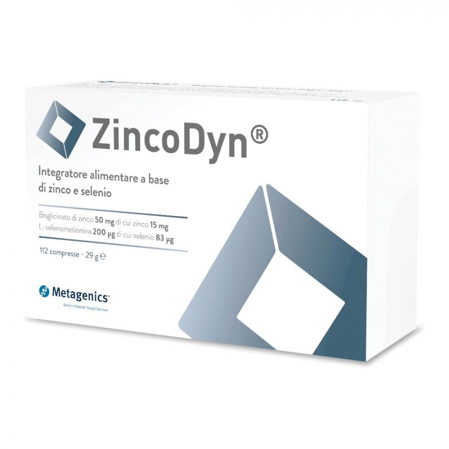 Zincodyn 112 Compresse - Integratore di Zinco Bisglicinato e L-seleniometionina