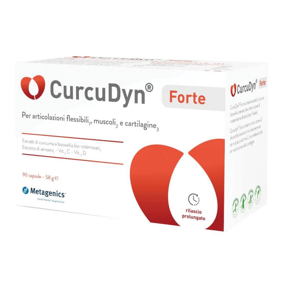 Curcudyn Forte - Integratore per mantenere le articolazioni flessibili 90 Capsule