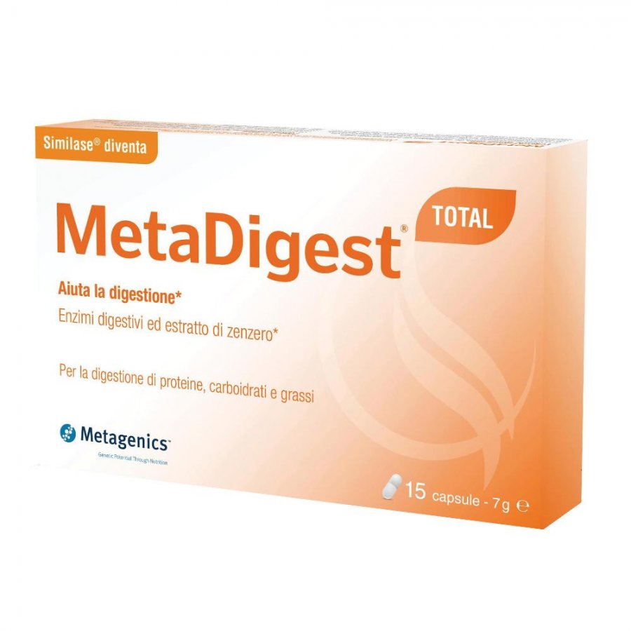 MetaDigest Total - Per favorire la digestione 15 Capsule