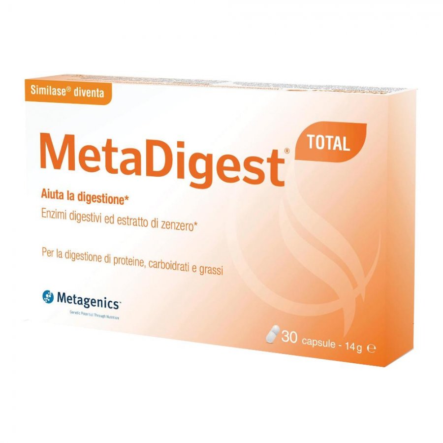 Metadigest Total - Integratore alimentare per favorire la digestione 30 Compresse