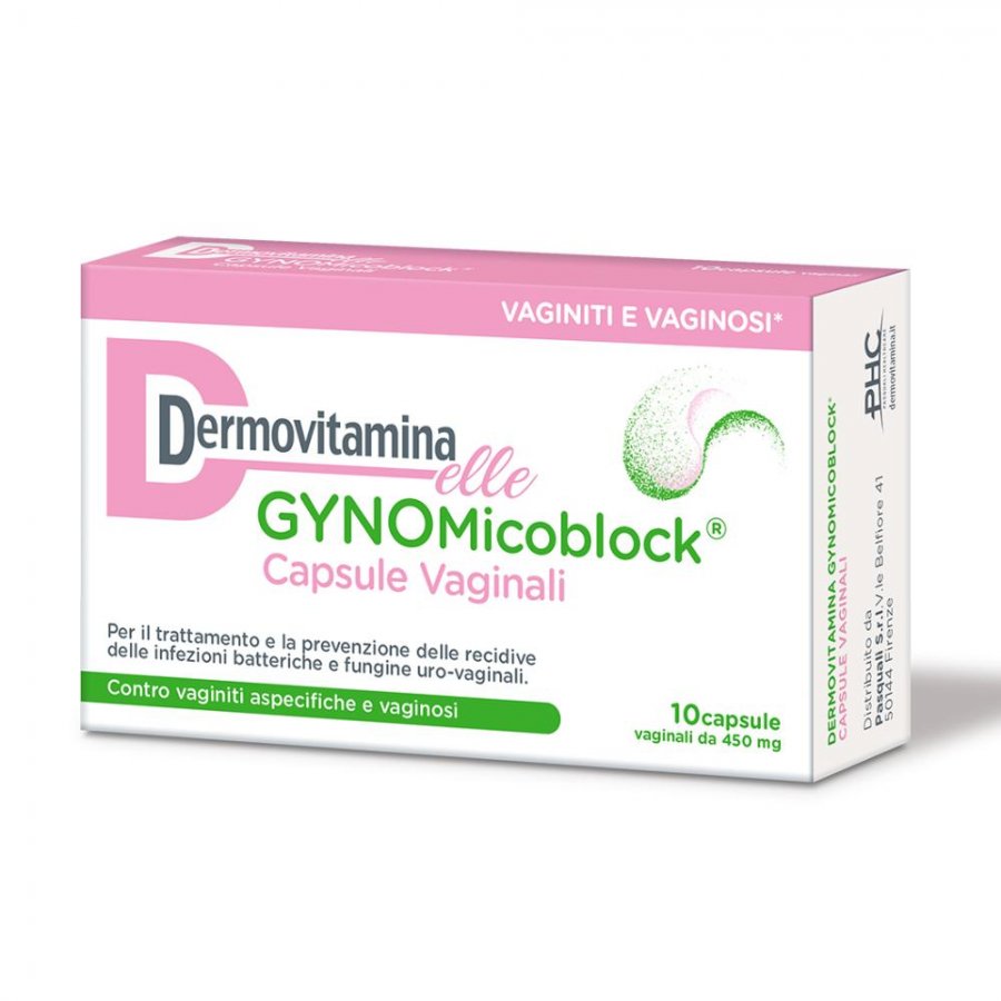 Dermovitamina Pasquali Dermovitamina Gynomico 10 Capsule Vaginali