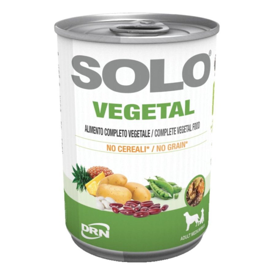 NEXTMUNE DRN SOLO CANE VEGETAL NO GRAIN MEDIUM/MAXI ADULT VERDURE 400GR (lattina)