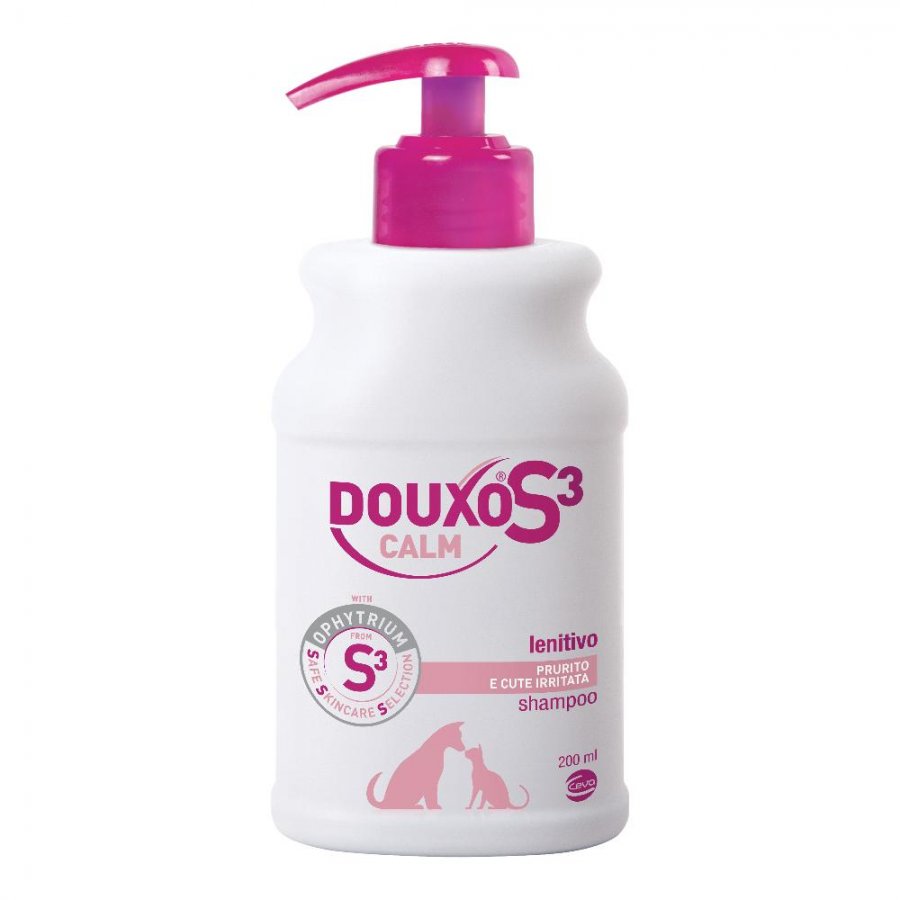 Douxo S3 Calm Shampoo Lenitivo per Cani e Gatti - 200ml - Cura della Pelle Sensibile