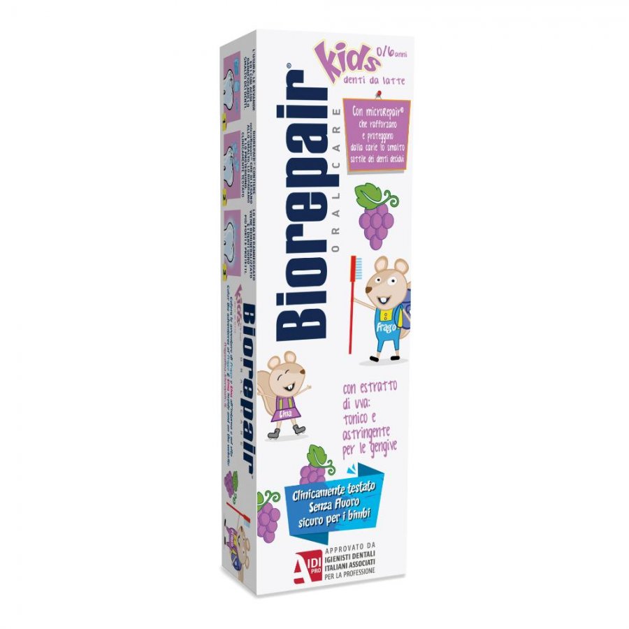 Biorepair Kids - Dentifricio Uva 0-6 Anni 50 ml