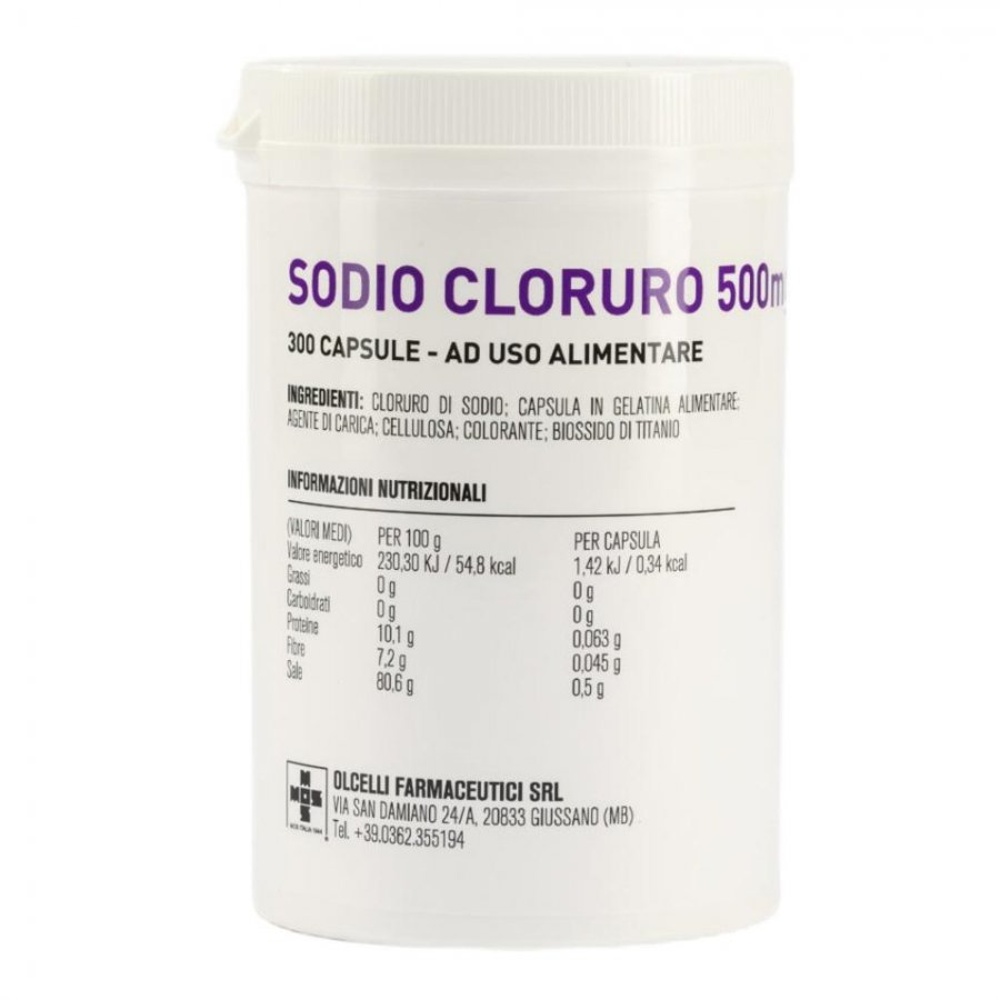 SODIO Cloruro 300Cps 500mg
