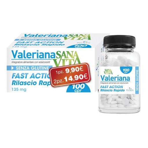 Sanavita Valeriana 100 Compresse - Riduci Agitazione e Nervosismo per un Riposo Notturno Sereno Sanavita Valeriana 100 Compresse - Riduci Agitazione e Nervosismo per un Riposo Notturno Sereno