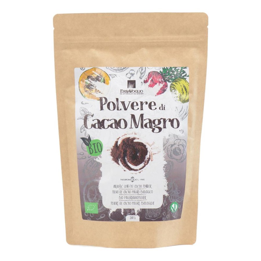 POLVERE DI CACAO MAGRO BIO 200G POLVERE DI CACAO MAGRO BIO 200G