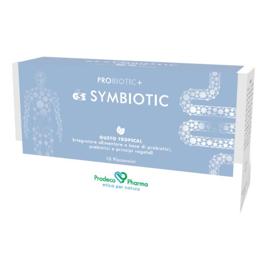 GSE Probiotic+ Symbiotic 10 Flaconcini - Integratore Probiotico e Prebiotico