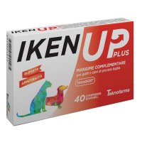 Iken Up Plus Mangime Complementare per Cani e Gatti di Piccola Taglia 40 Compresse - Integratore Alimentare per Cani e Gatti