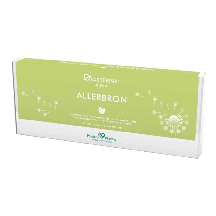 Biosterine Allergy Allerbron 10 Fiale da 5ml - Soluzione Aerosol per Allergie