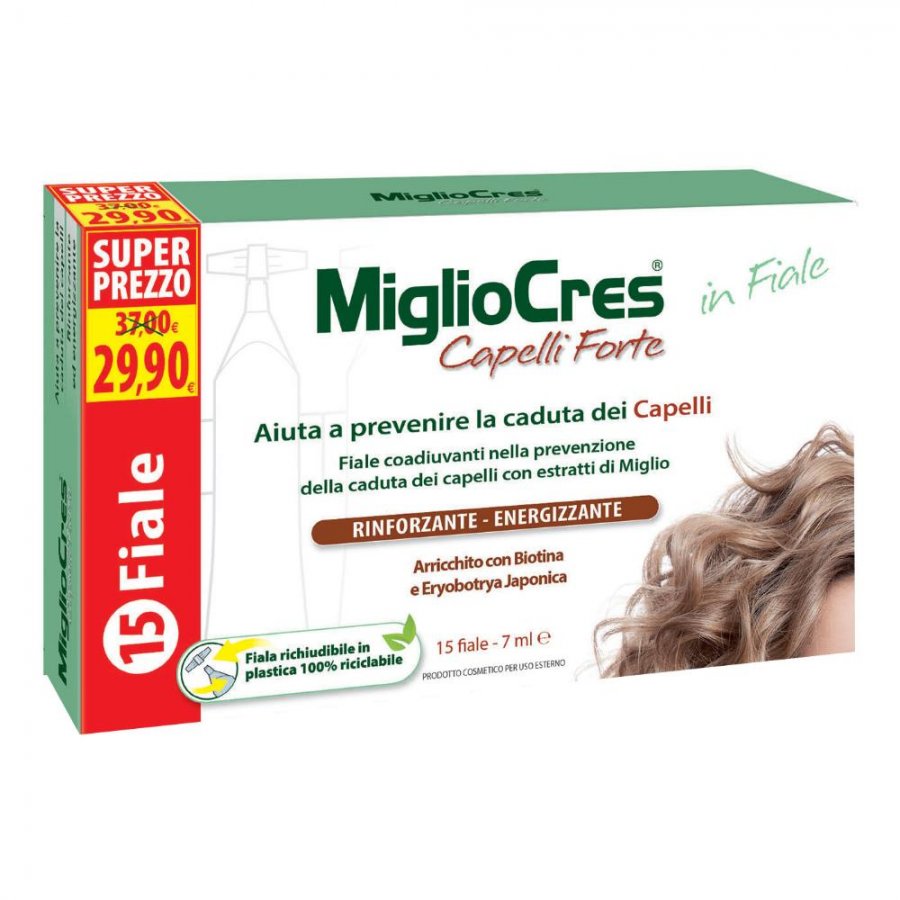 MiglioCres Capelli Forte - 15 fiale da 7 ml