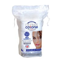 Dermacotone, Cotton Maxi Quadrotti, 50 Pezzi