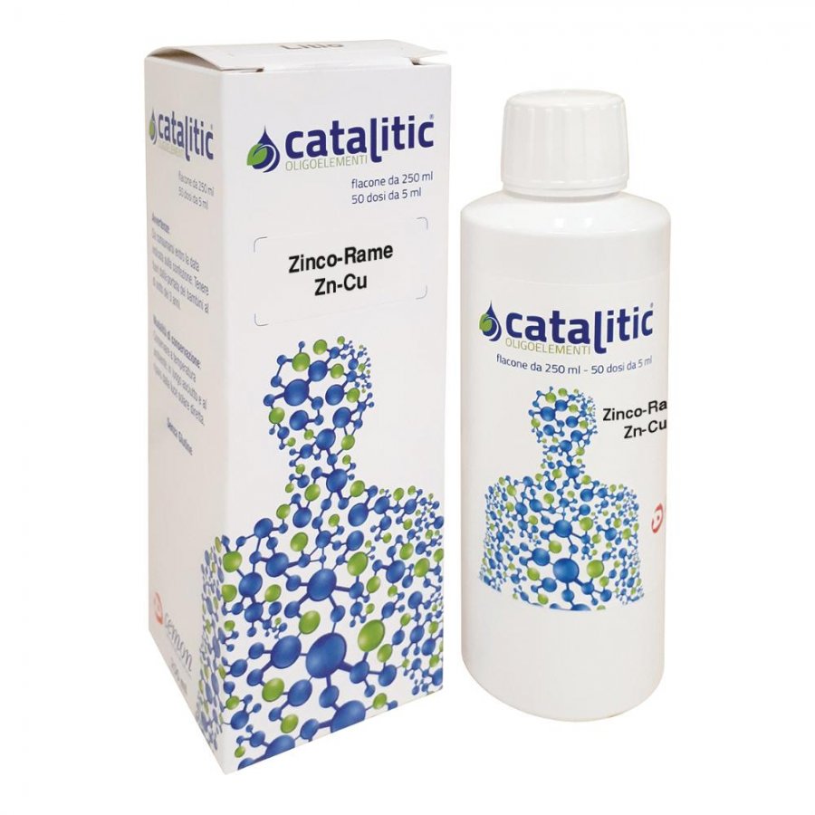 Catalitic - Zinco Rame zn-cu Oligoelementi 250ml, Integratore Essenziale per il Benessere