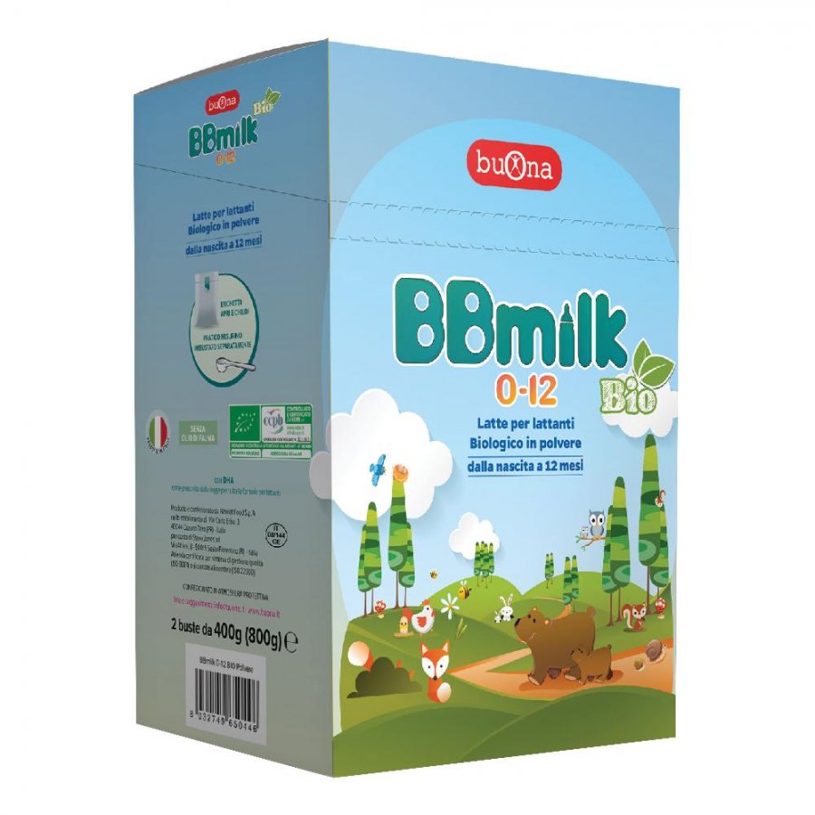 BB Milk 0-12mesi Bio Polv.800g