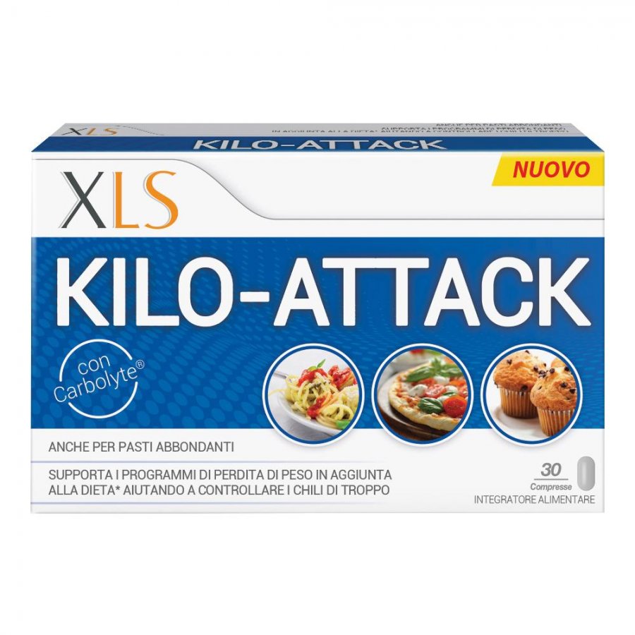 Kilo-Attack 30 Compresse - Integratore Naturale per il Controllo del Peso