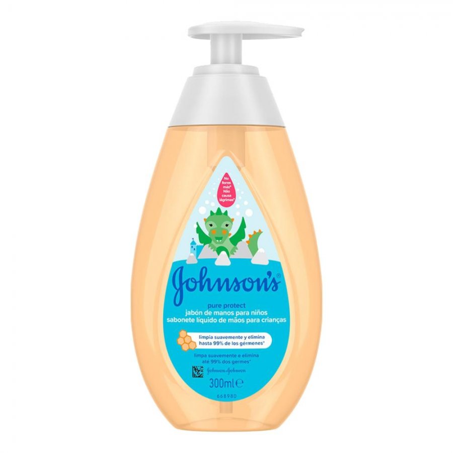 Johnson's Baby - Sapone Mani per Bambini Pure Protect 300 ml