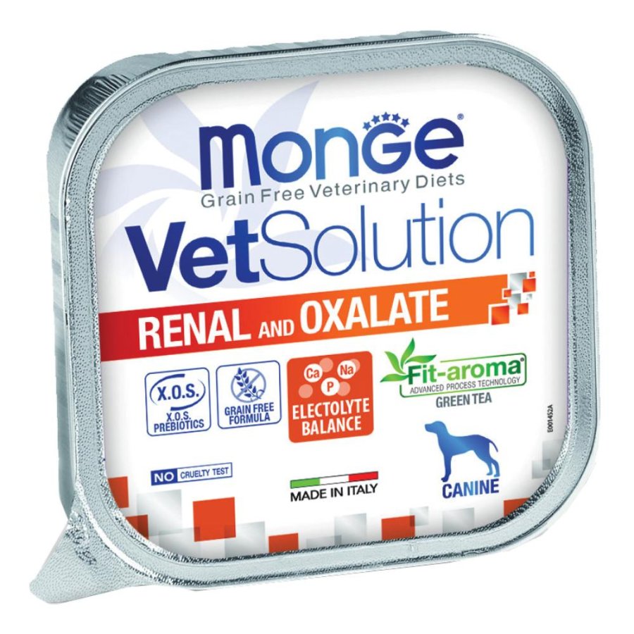 MONGE CANE VETSOLUTION RENAL OXALATE 150GR (vaschetta)