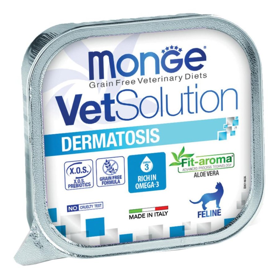 MONGE GATTO VETSOLUTION DERMATOSIS 100GR (vaschetta)