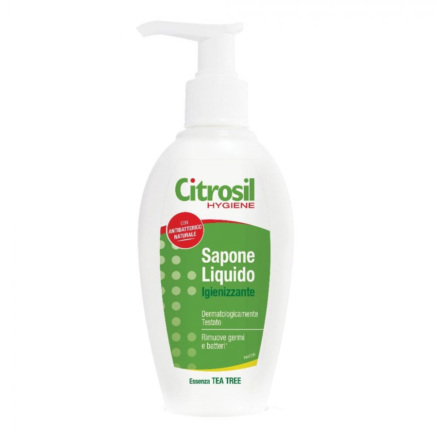 Citrosil Hygiene - Sapone Liquido Igienizzante Antibatterico Al Tea Tree 250 ml