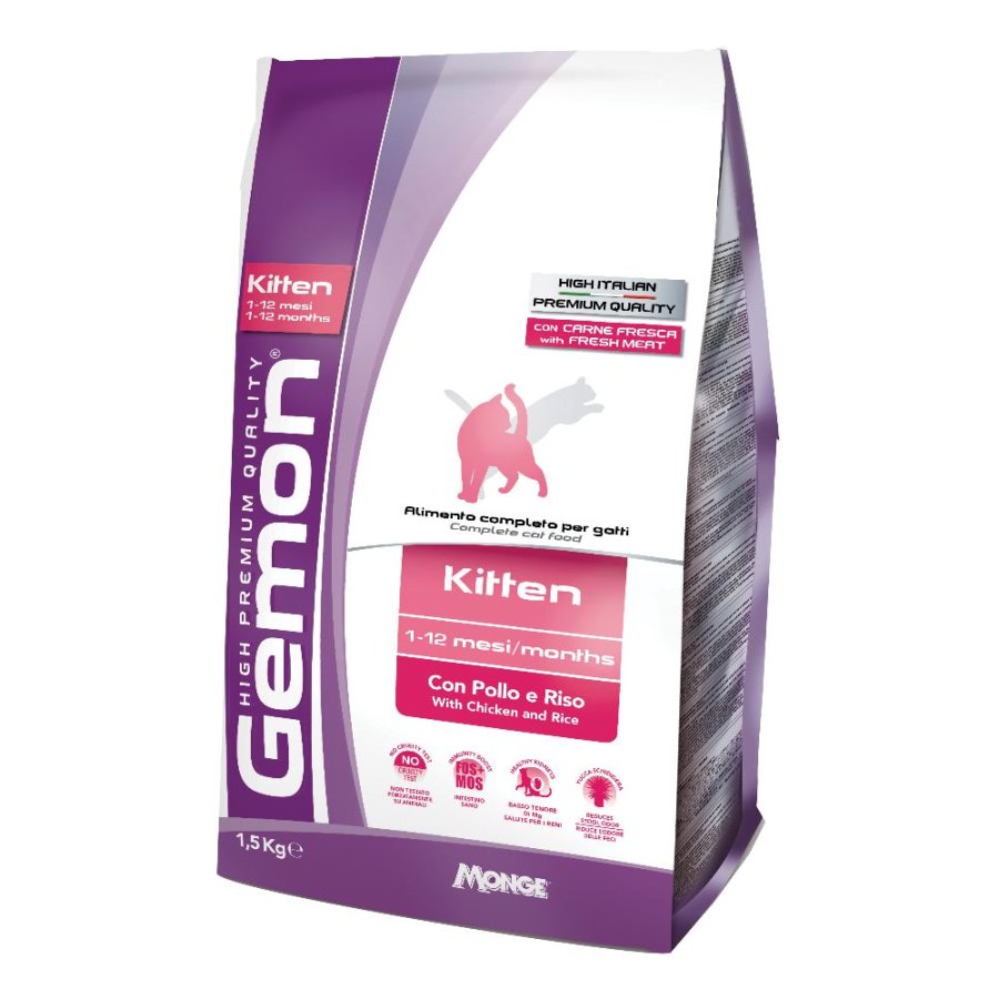 GEMON GATTO KITTEN POLLO 2KG