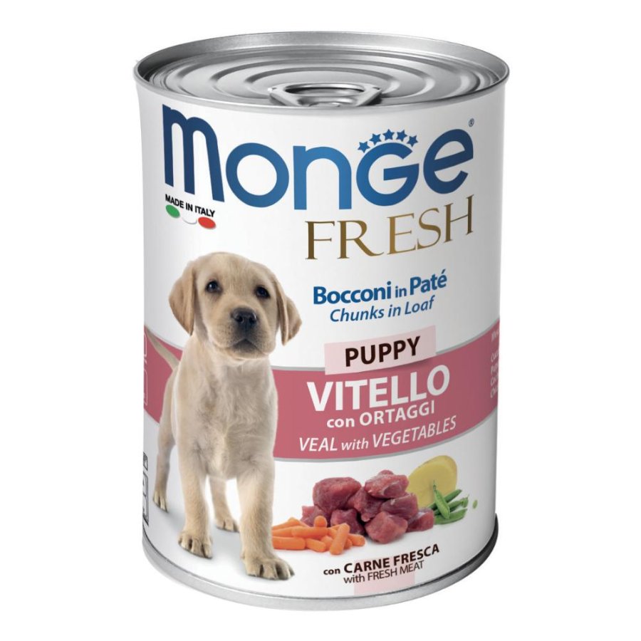 MONGE FRESH PUPPY VITEL/ORTAGG 400G