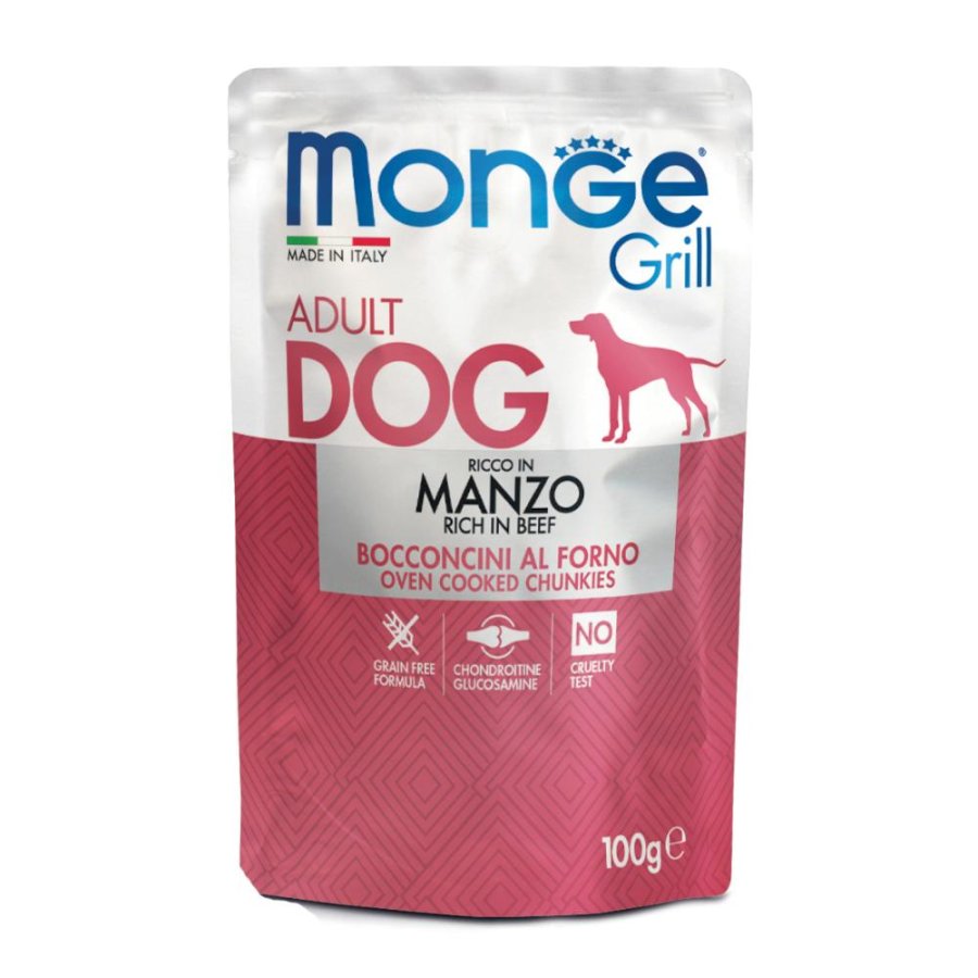 MONGE CANE GRILL MANZO 100GR (bustina)