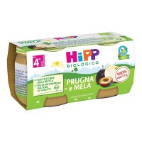 HiPP, Omogeneizzato Biologico di Prugna e Mela, 2 x 80 g HiPP, Omogeneizzato Biologico di Prugna e Mela, 2 x 80 g