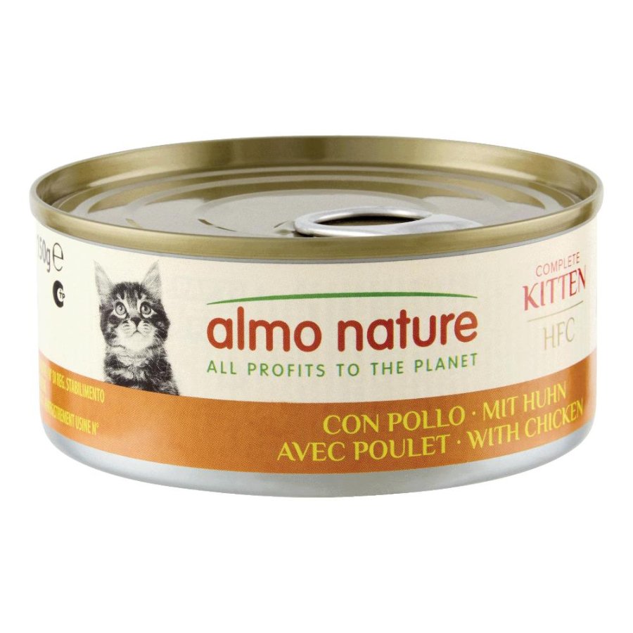 ALMO NATURE GATTO HFC KITTEN POLLO 150GR (lattina)