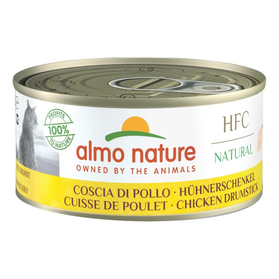 ALMO NATURE GATTO HFC NATURAL COSCIA POLLO 150GR (lattina)