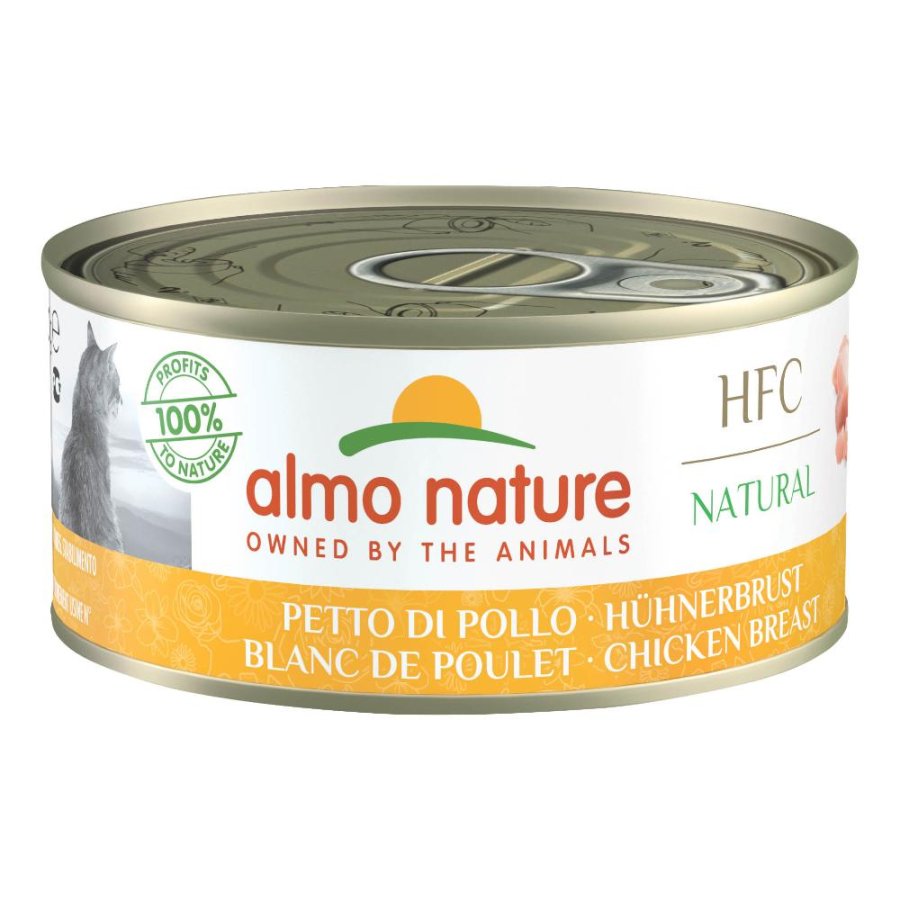 ALMO NATURE GATTO HFC NATURAL PETTO POLLO 150GR (lattina)