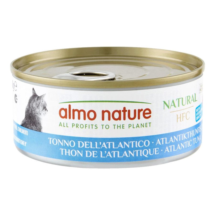 ALMO NATURE GATTO HFC NATURAL TONNO DELL'ATLANTICO 150GR (lattina)