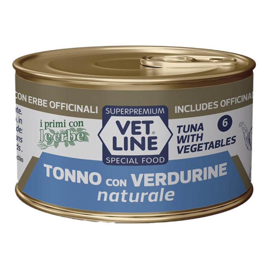 OLISTIKA VET LINE GATTO TONNO VERDURINE 70GR (lattina)