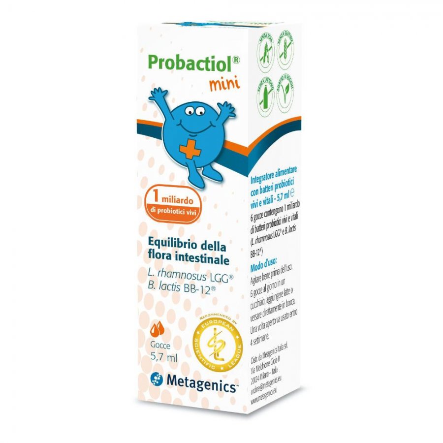 Probactiol Mini Gocce 21 Porzioni - Equilibrio della sola itestinale 5,7ml 