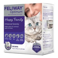 Feliway Optimum Diffusore + Ricarica per Gatti 48ml - Feromone per Benessere Felino