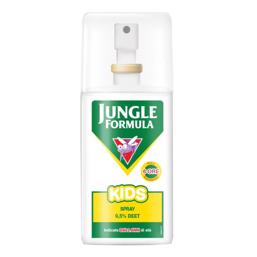 Jungle Formula Kids Spray Repellente Anti-Zanzare 75ml, Protezione Delicata per i Più Piccoli