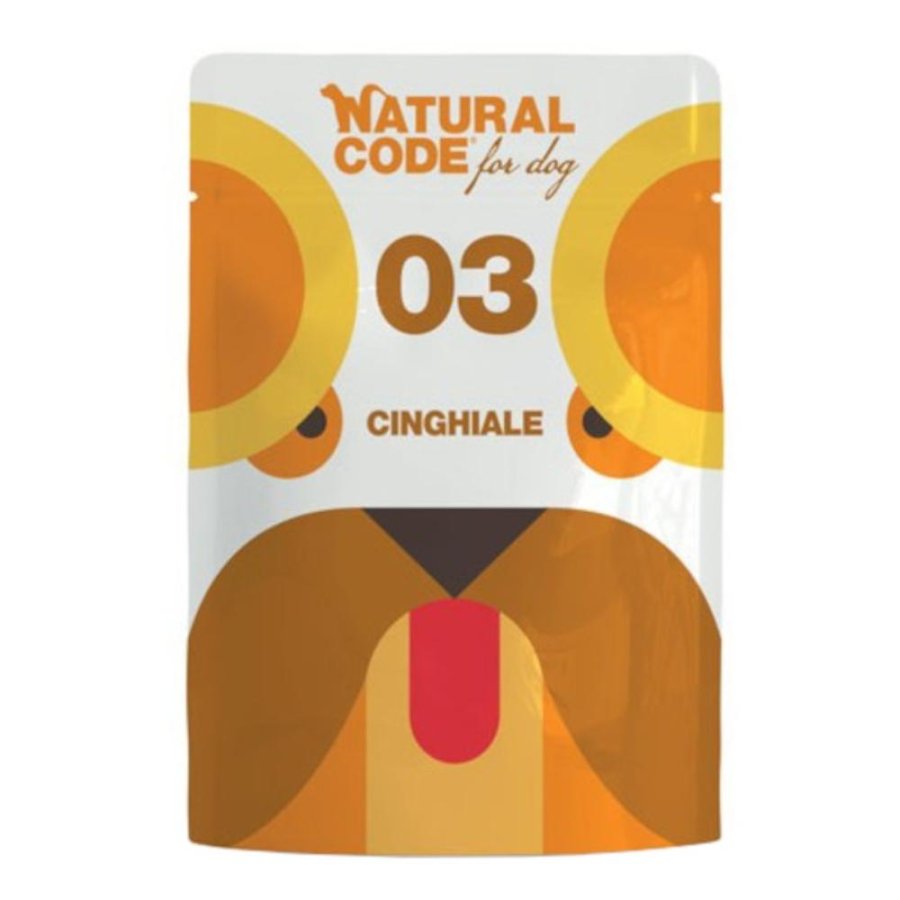 NATURAL CODE CANE 03 CINGHIALE 100GR (bustina)