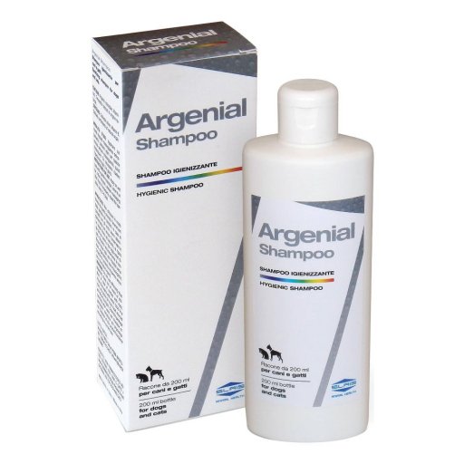 Argenial Shampoo Igienizzante per Cani e Gatti 200ml - Pulizia Efficace e Sicura