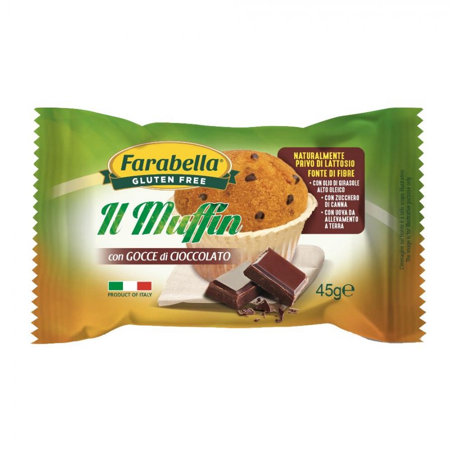 FARABELLA Muffin con Gocce Cioccolato 45g