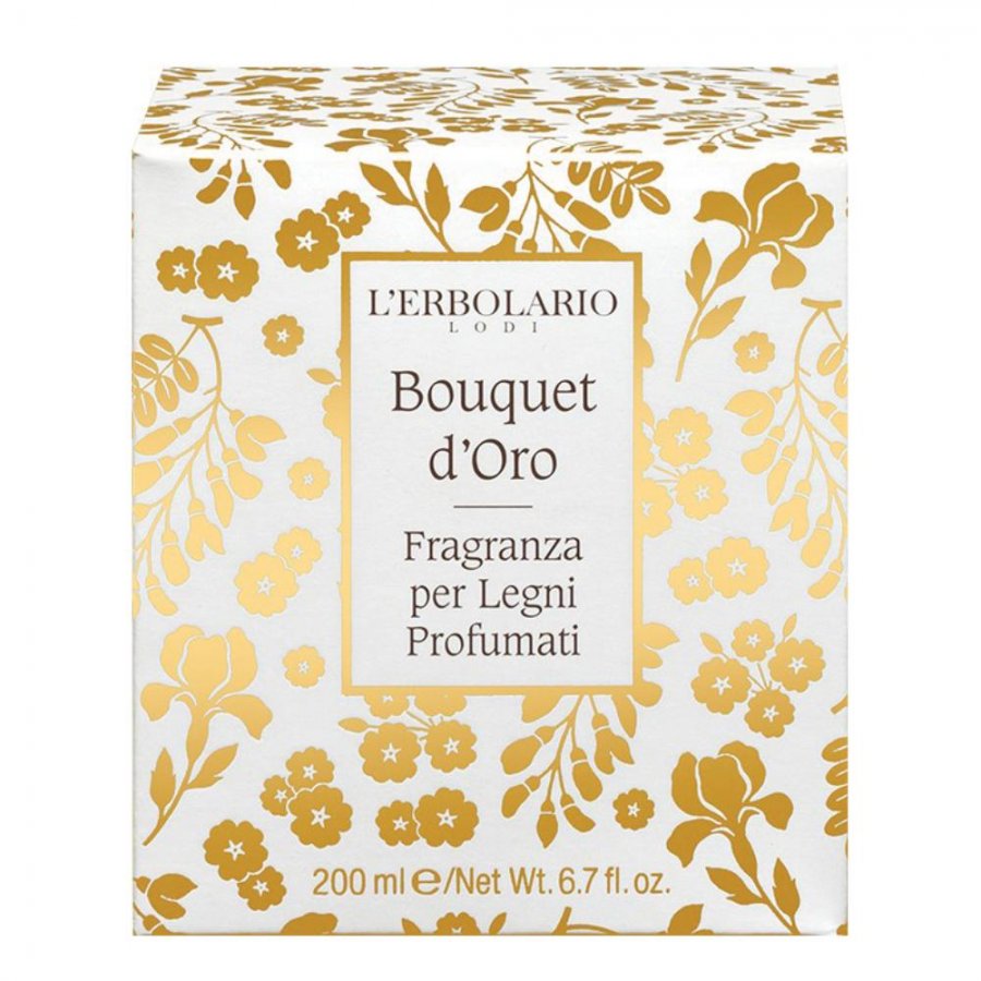  L'Erbolario - Bouquet D'oro Fragranza per Legni Profumati 200 ml