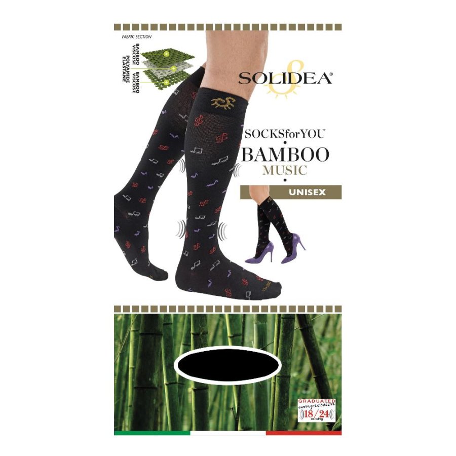 SOCKS FY Bamboo Music Blu 1-S SOCKS FY Bamboo Music Blu 1-S