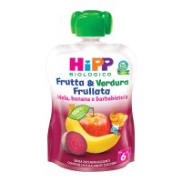 Hipp, Frutta & Verdura Frullata Mela Banana e Barbabietola, 90 g Hipp, Frutta & Verdura Frullata Mela Banana e Barbabietola, 90 g