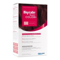 Bioscalin - Nutricolor Plus Colorazione Permanente 5.6 Mogano - Kit Completo con Crema Colorante, Rivelatore Crema, Shampoo e Trattamento Finale