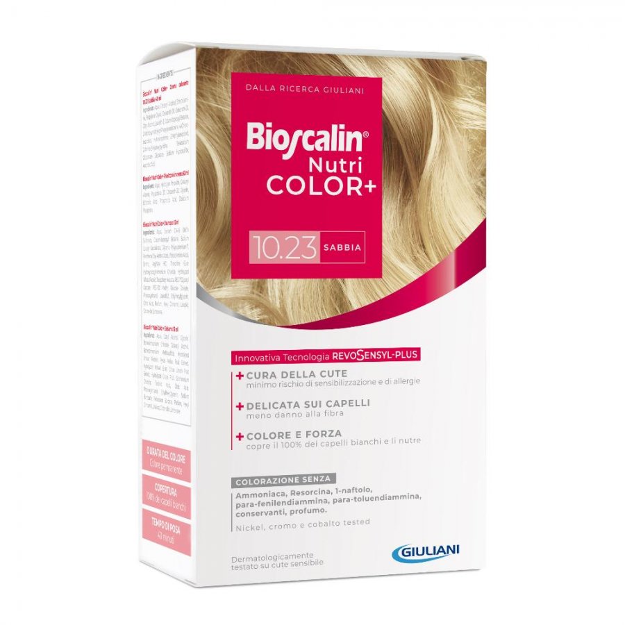 Bioscalin Nutricolor Plus Colorazione Capelli Permanente 10,23 Sabbia