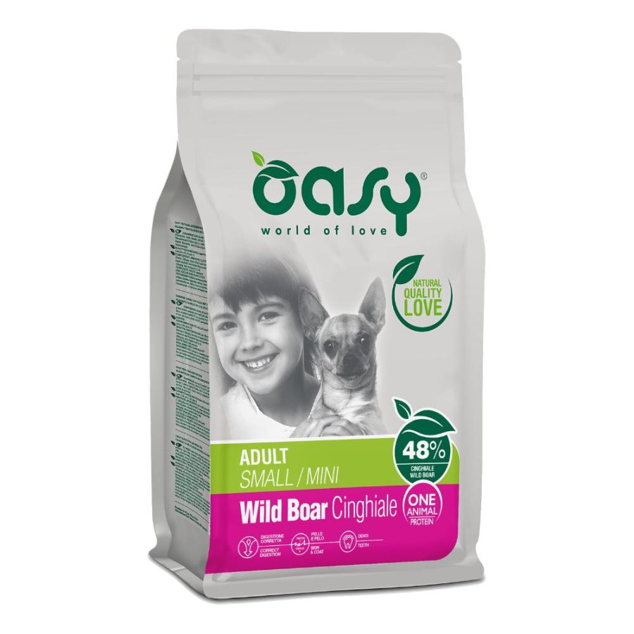 OASY CANE SMALL/MINI ADULT CINGHIALE 800GR