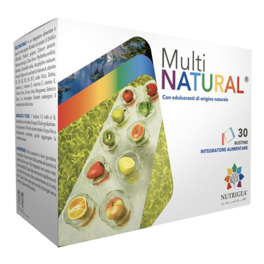 Multinatural 30 Bustine - Integratore Multivitaminico Naturale